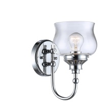 Golden 3610-1W CH-CLR - Wry Lighting Daphne 1-light Wall Sconce in Chrome